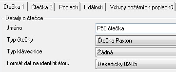 Nastavení identifikátoru